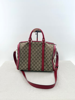 Gucci medium GG boston bag with long strap