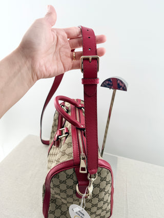 Gucci medium GG boston bag with long strap
