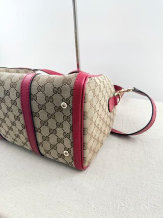 Gucci medium GG boston bag with long strap
