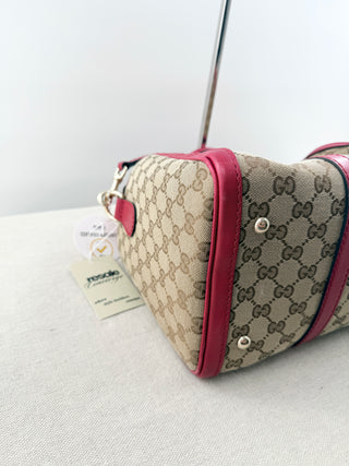 Gucci medium GG boston bag with long strap