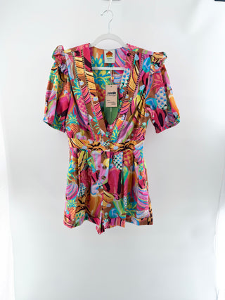 Farm Rio fruit salad romper, M