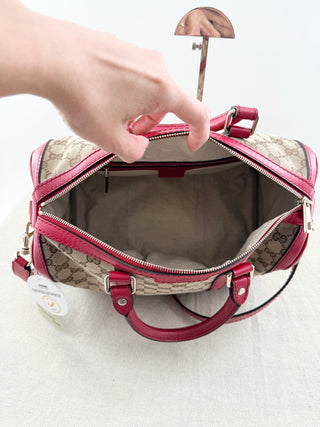 Gucci medium GG boston bag with long strap