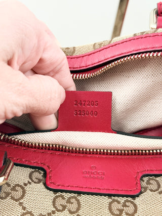 Gucci medium GG boston bag with long strap