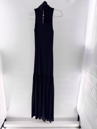 Enza Costa Sleeveless ribbed-knit maxi dress, S