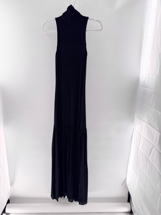 Enza Costa Sleeveless ribbed-knit maxi dress, S