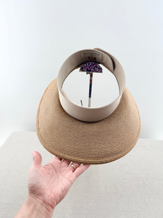 Eric Javits raffia vizor hat