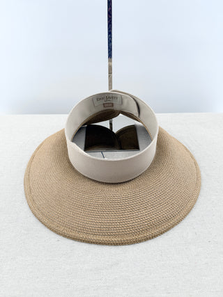 Eric Javits raffia vizor hat