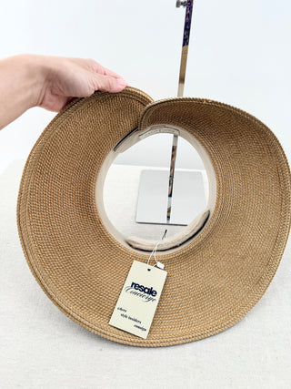 Eric Javits raffia vizor hat