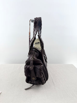 Chloe vintage python leather silverado leather bag