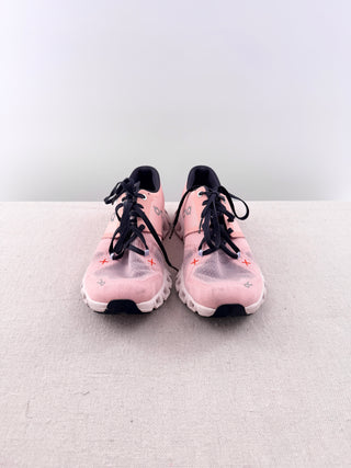 On Running Cloud X 3 Mesh Low Running Training Sneakers Rose/Sand Womens US 7