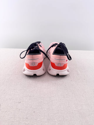 On Running Cloud X 3 Mesh Low Running Training Sneakers Rose/Sand Womens US 7