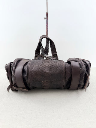 Chloe vintage python leather silverado leather bag