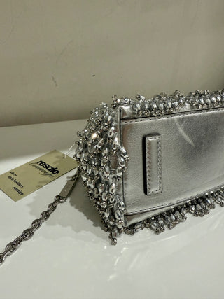 Michael Kors Limited-Edition Rosie Extra Small Metallic Faux Leather Shoulder Bag