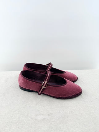 Flabelus mary jane flats velvet, 41