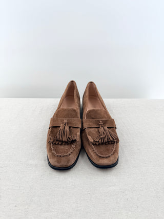 J crew suede loafers, 9.5