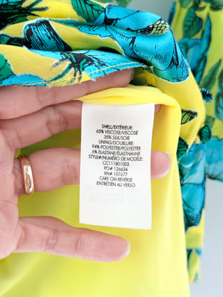 Alice & Olivia floral set blouse and mini skirt, S