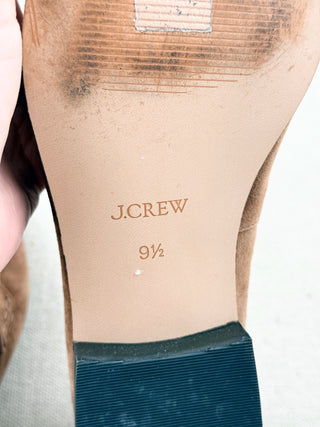 J crew suede loafers, 9.5
