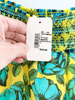 Alice & Olivia floral set blouse and mini skirt, S