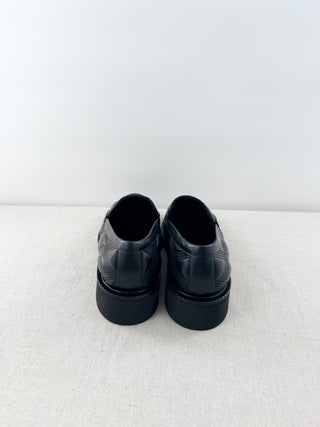 NWOT Valentino Garavani VLogo Quilted Chunky Loafers  Shoes Black Women's EU 40