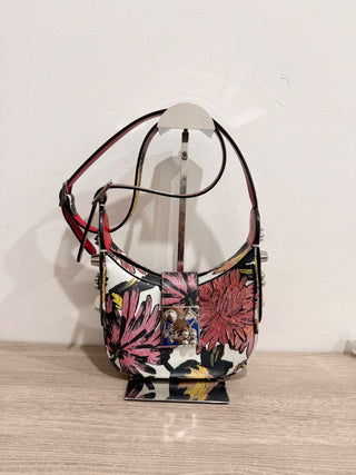 Christian Louboutin carasky floral leather shoulder bag