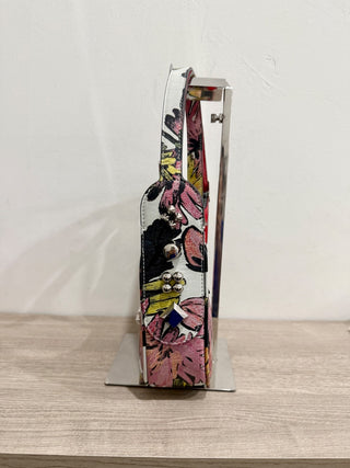 Christian Louboutin carasky floral leather shoulder bag