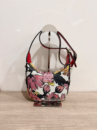 Christian Louboutin carasky floral leather shoulder bag