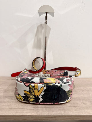 Christian Louboutin carasky floral leather shoulder bag