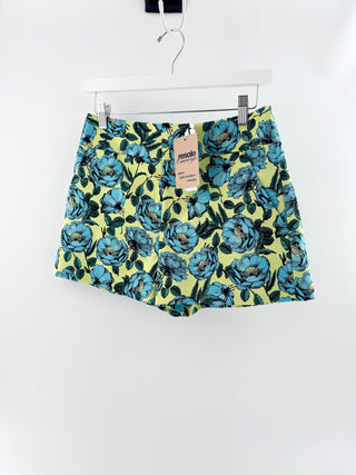 Alice & Olivia floral jacquard shorts, 4