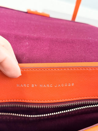 Marc Jacobs small leather flap bag with removable strap