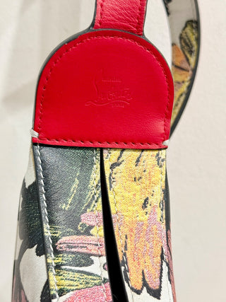 Christian Louboutin carasky floral leather shoulder bag