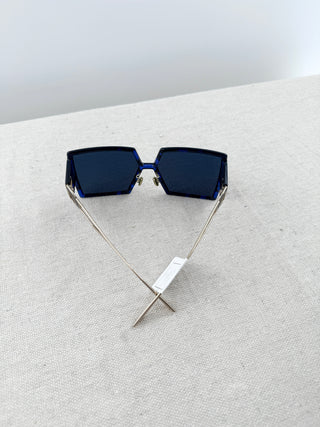 Dior oversized square acetate and metal sunglasses
