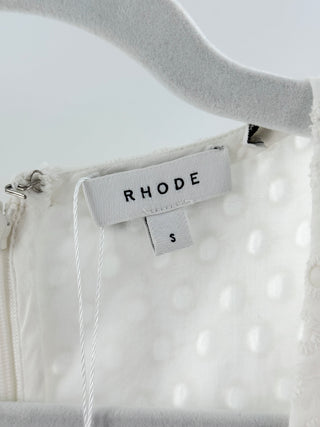 Rhode eyelet mini dress, S