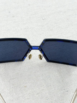 Dior oversized square acetate and metal sunglasses