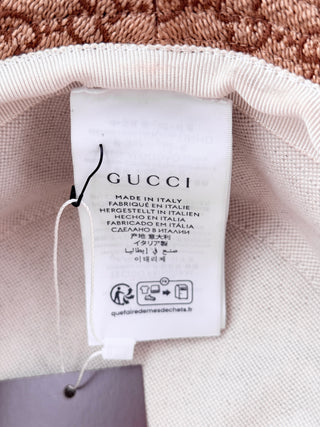 Gucci canvas GG print bucket hat, M