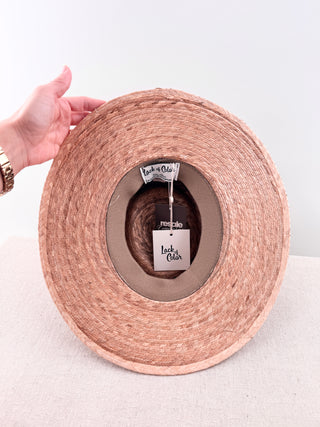 Lack of Color raffia hat palma boater, S/M