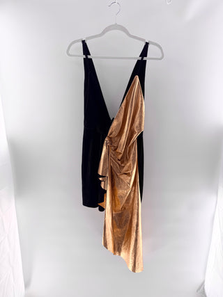 Gucci suede and metallic leather mini dress, 44 IT / US 8