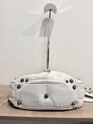 Balenciaga la cagole leather studded bag