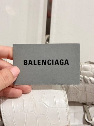 Balenciaga la cagole leather studded bag