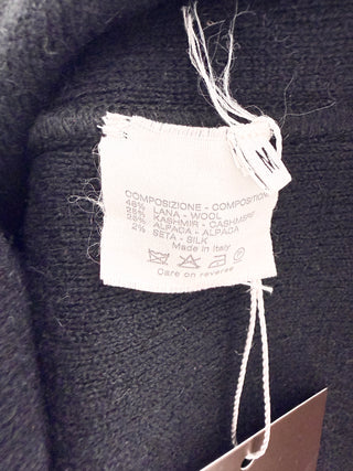 Saint Laurent wool and cashmere cape, M