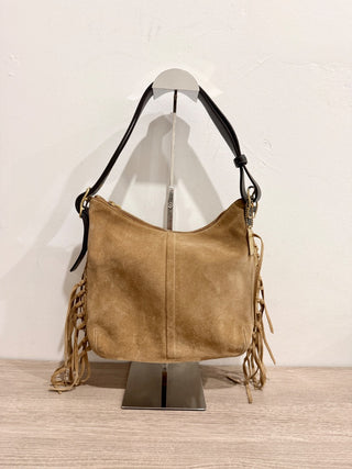 Coach suede fringe shoulder bag brooklyn 39