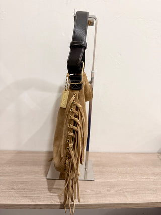 Coach suede fringe shoulder bag brooklyn 39