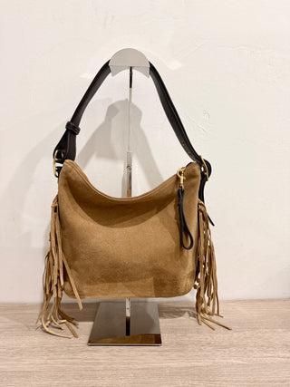 Coach suede fringe shoulder bag brooklyn 39