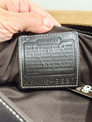 Coach suede fringe shoulder bag brooklyn 39