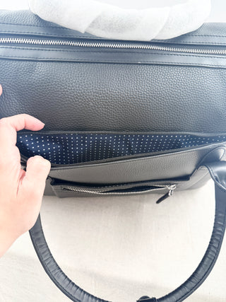 Wool & Oak duffle suitcase leather