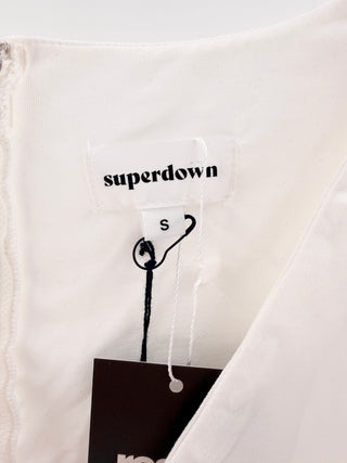 Superdown elastic cut out mini dress, S