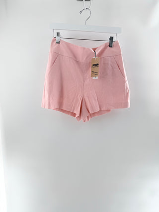 Alice & Olivia high waist linen shorts, 4