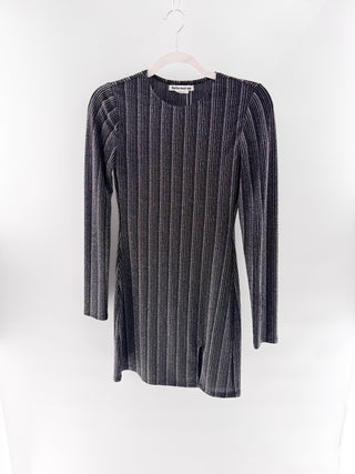 Reformation metallic mini dress, XS