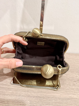 Diane von Furstenberg small clutch with chain strap