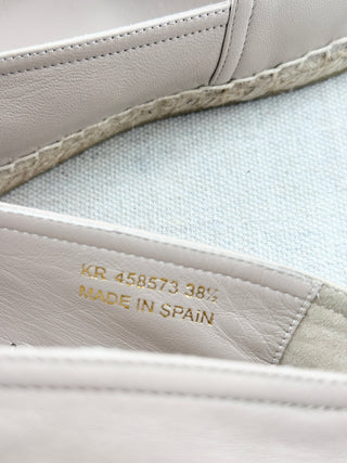 Saint Laurent leather espadrilles, 38.5