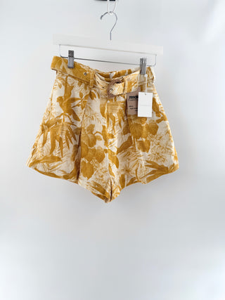 Zimmermann mae palm tuck shorts, US 4
